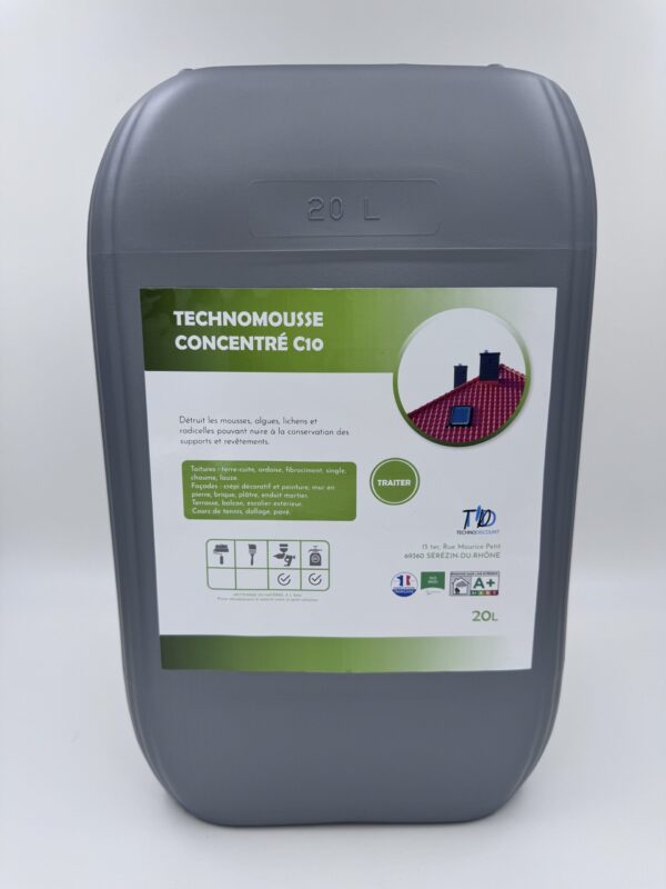 Technomouse concentré 10 - Destruction des mousses - TECH-MOUS-C10-20 - Technodiscount