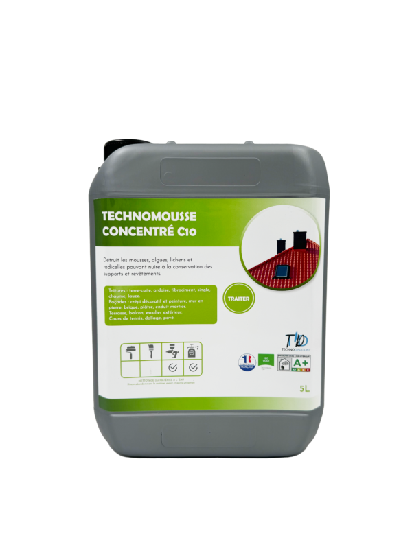 Technomouse concentré 10 - Destruction des mousses - TECH-MOUS-C10-05 - Technodiscount