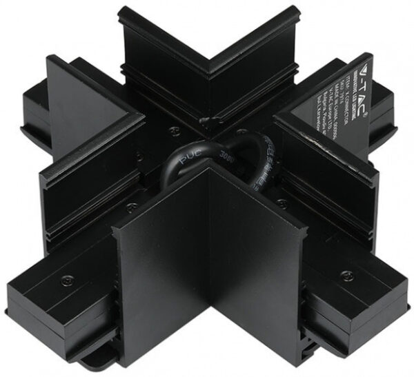Accessoires d'éclairage ferroviaire rails magnétiques transversaux IP20 acier noir - V-TAC – Image 7