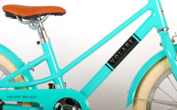 Children bikes Melody 16 Pouces 26 cm Fille Frein à rétropédalage Turquoise - Volare – Image 25