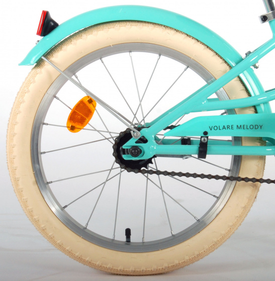 Children bikes Melody 18 Pouces 26 cm Fille Frein à rétropédalage Turquoise - Volare – Image 27