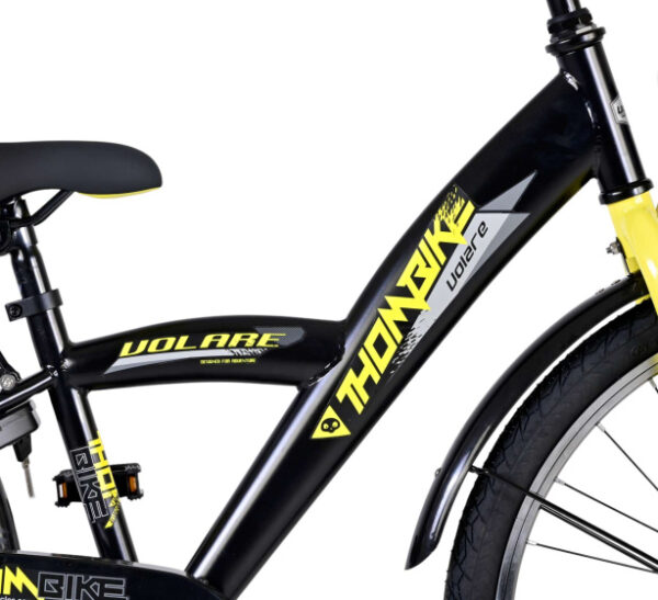 Children bikes Thombike 24 Pouces 23 cm Garçon Frein à rétropédalage Noir/Jaune - Volare – Image 18