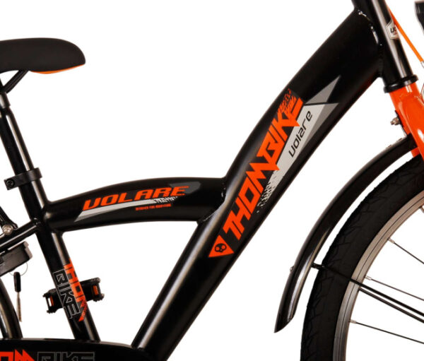 Children bikes Thombike 24 Pouces 23 cm Garçon Frein à rétropédalage Noir/Orange - Volare – Image 18