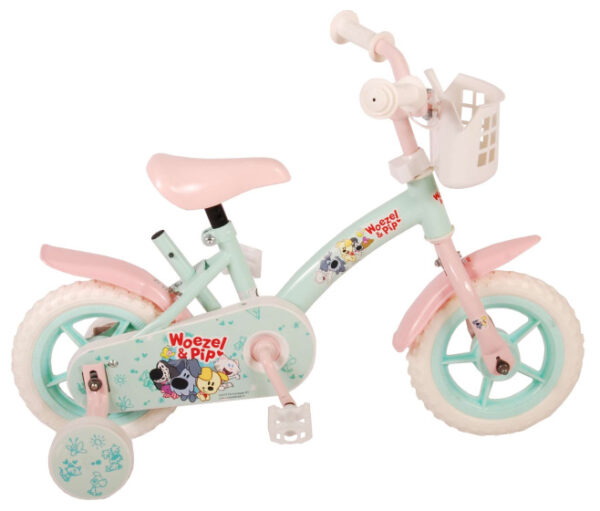 Children bikes Woezel & Pip 10 Pouces 20 cm Fille Transition Menthe/Rose clair - Volare – Image 21