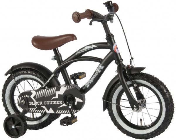 Children bikes Black Cruiser 14 Pouces 25 cm Garçon Frein à rétropédalage Noir mat - Volare – Image 21