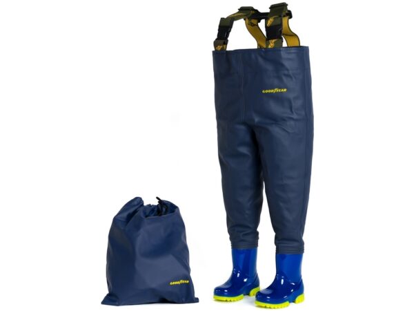 Salopette Kidsplay bleu marine uni à bottes MARIN