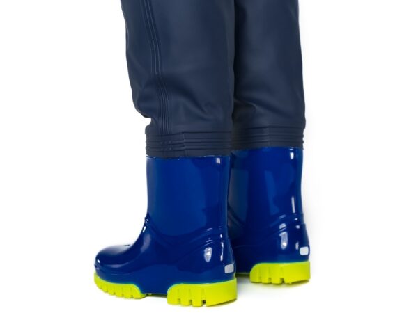 Salopette Kidsplay bleu marine uni à bottes MARIN – Image 4