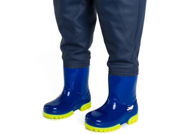 Salopette Kidsplay bleu marine uni à bottes MARIN – Image 3