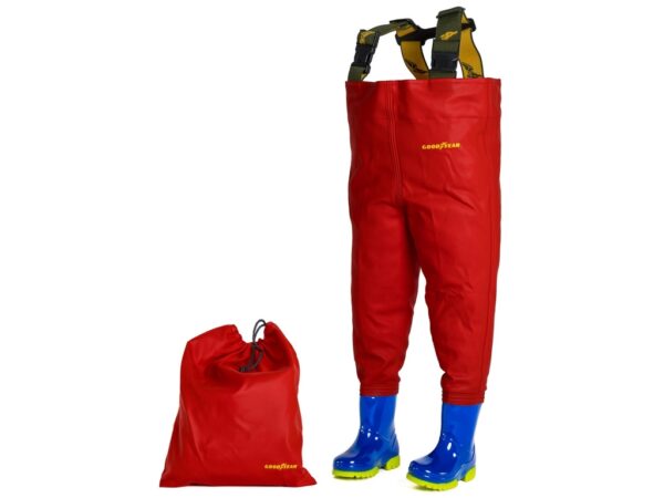 Salopette Kidsplay rouge à bottes MARIN