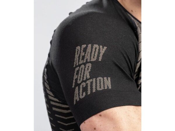 T-shirt RUSH Active Line Noir Tan M – Image 4