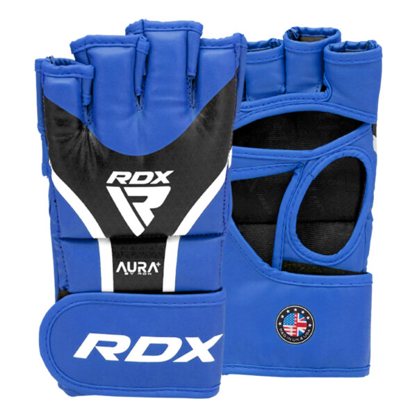 RDX GANTS DE GRAPPLING AURA PLUS T-17 Bleu XL