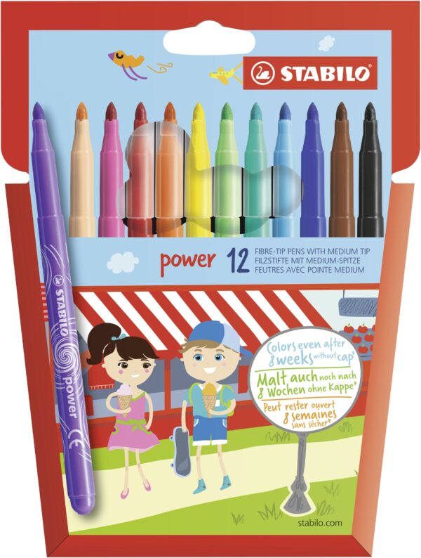 Etui carton x 12 STABILO power