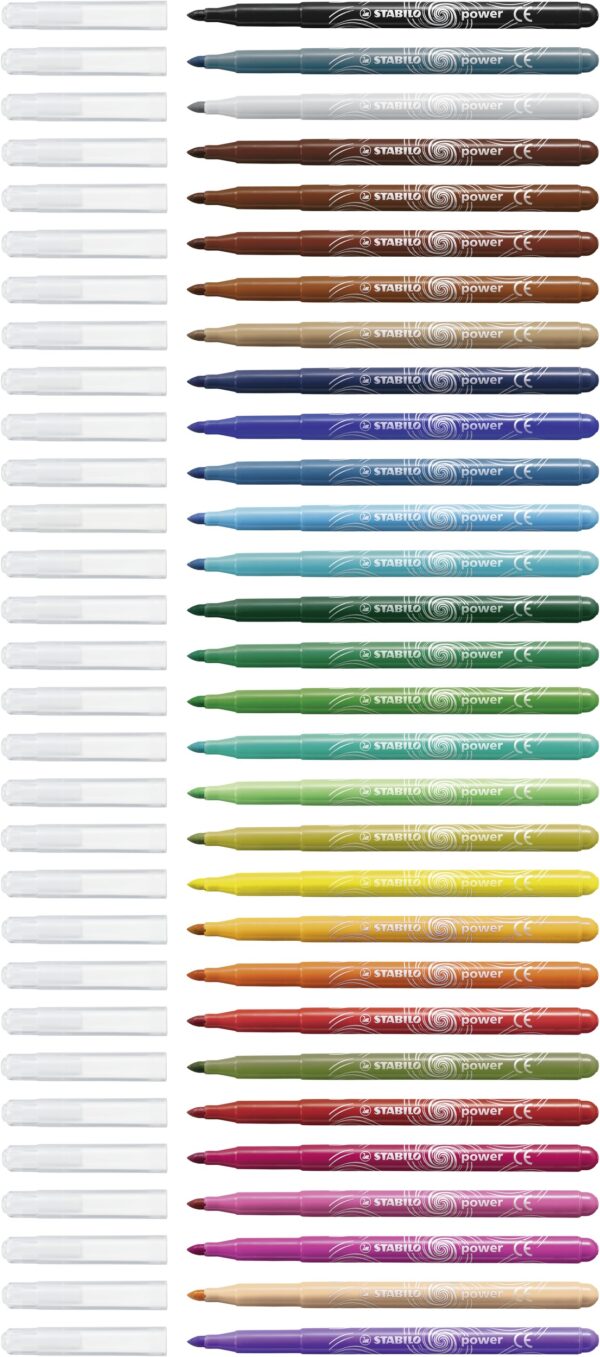 Etui carton x 30 STABILO power – Image 2