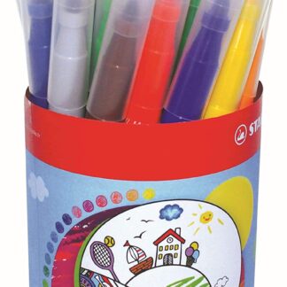 Pot métal x 24 STABILO power max - 12 coloris assortis