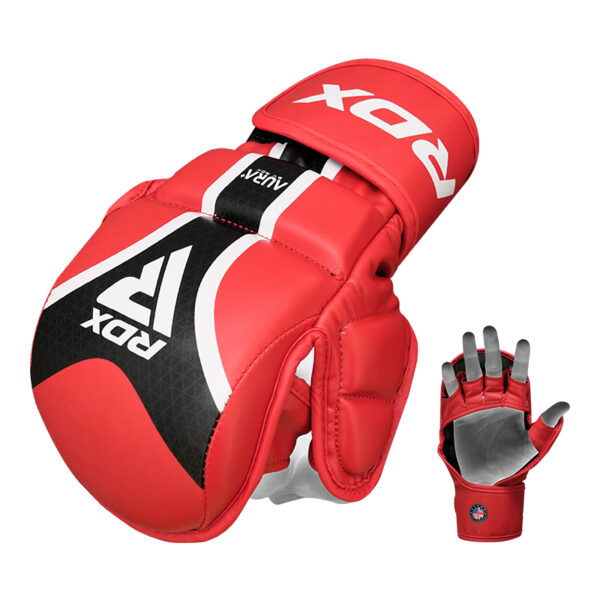 RDX GANTS DE GRAPPLING SHOOTER AURA PLUS T-17 Rouge S