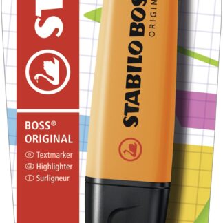 Blister carton x 1 STABILO BOSS ORIGINAL - orange
