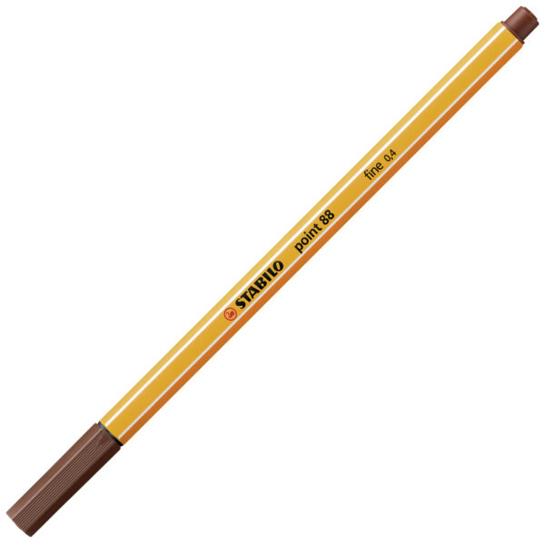 STABILO point 88 - marron - Carton de 10 pièces