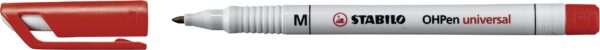 STABILO OHPen soluble 1 mm - rouge - Carton de 10 pièces – Image 2