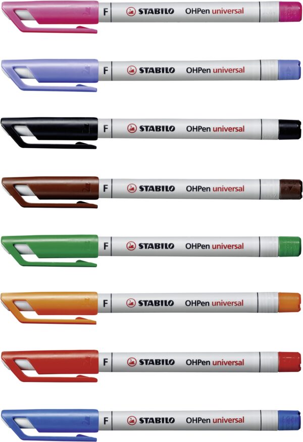 Pochette x 8 STABILO OHPen soluble 0,7 mm – Image 2