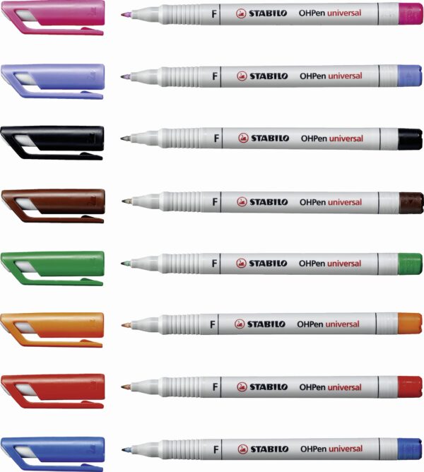 Pochette x 8 STABILO OHPen soluble 0,7 mm – Image 3