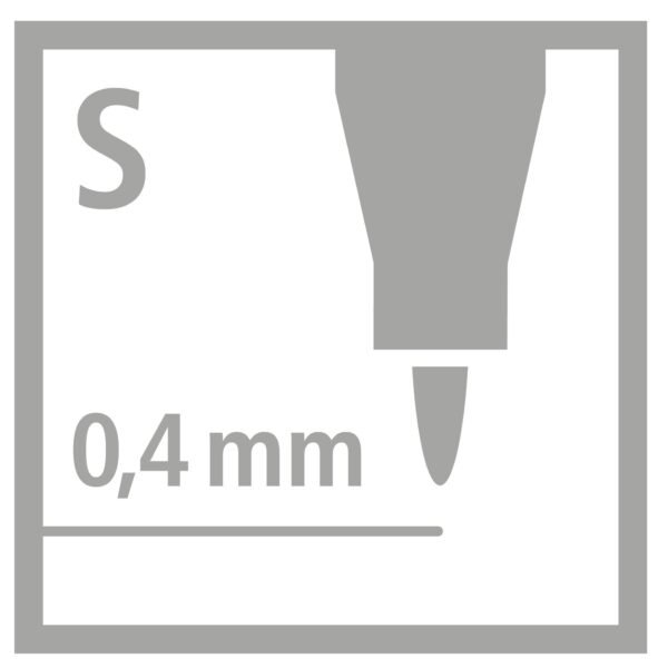 Pochette x 4 STABILO OHPen soluble 0,4 mm - noir + bleu + rouge + vert – Image 7