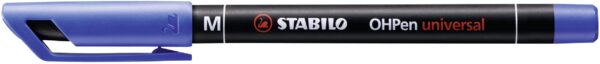 STABILO OHPen permanent 1 mm - bleu