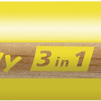STABILO woody 3 in 1 - jaune - Carton de 5 pièces