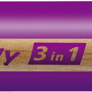 STABILO woody 3 in 1 - mauve lilas - Carton de 5 pièces