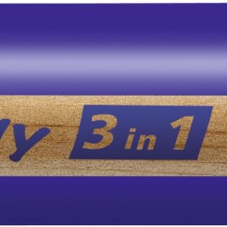 STABILO woody 3 in 1 - bleu foncé - Carton de 5 pièces