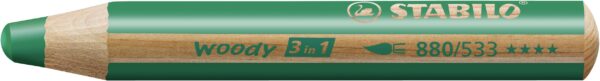 STABILO woody 3 in 1 - vert foncé