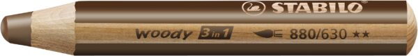 STABILO woody 3 in 1 - marron foncé