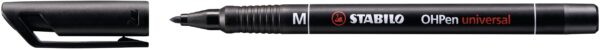 STABILO OHPen permanent 1 mm - noir - Carton de 10 pièces – Image 2