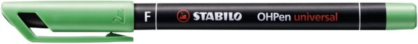 STABILO OHPen permanent 0,7 mm - vert - Carton de 10 pièces