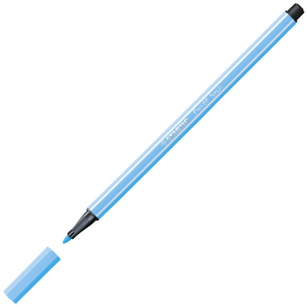 STABILO Pen 68 - bleu fluo - Carton de 10 pièces – Image 2