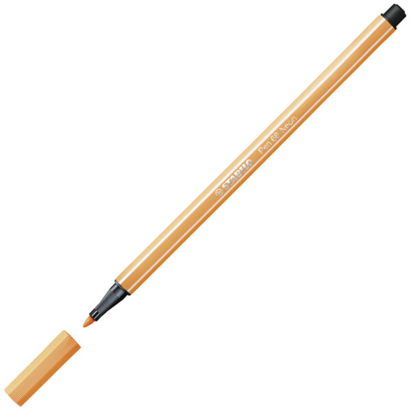STABILO Pen 68 - orange fluo - Carton de 10 pièces – Image 2