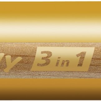 STABILO woody 3 in 1 - or - Carton de 5 pièces