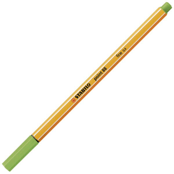 STABILO point 88 - vert gazon - Carton de 10 pièces