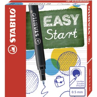 Boîte x 20 recharges STABILO EASYoriginal tracé 0,5 mm - encre bleue effaçable