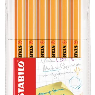 Etui carton x 6 STABILO point 88
