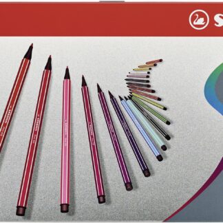 Boîte métal x 40 STABILO Pen 68 ARTY - Carton de 1 pièces