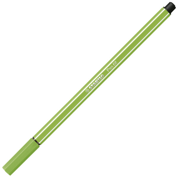 STABILO Pen 68 - vert gazon - Carton de 10 pièces