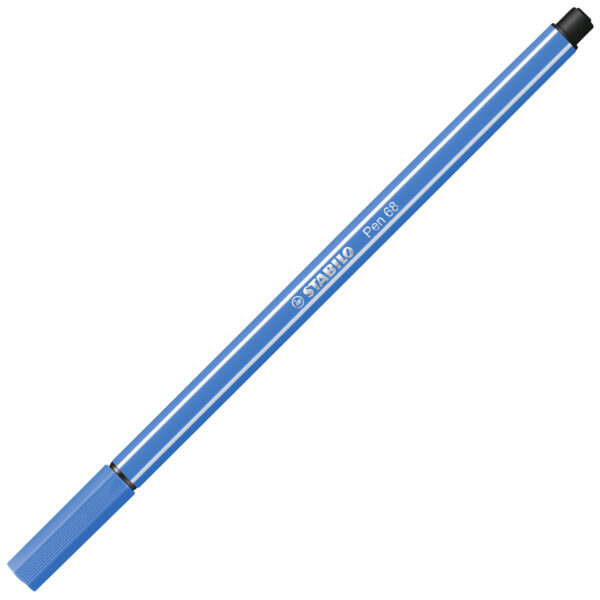STABILO Pen 68 - bleu électrique - Carton de 10 pièces