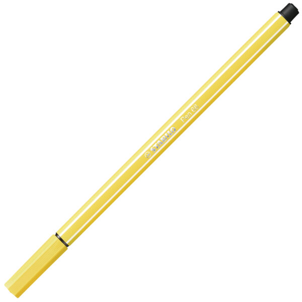 STABILO Pen 68 - jaune - Carton de 10 pièces