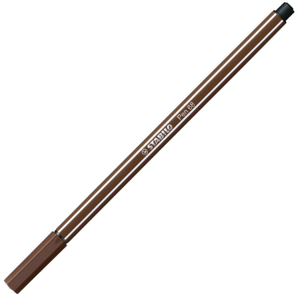 STABILO Pen 68 - marron - Carton de 10 pièces