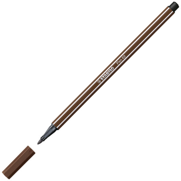 STABILO Pen 68 - marron - Carton de 10 pièces – Image 2