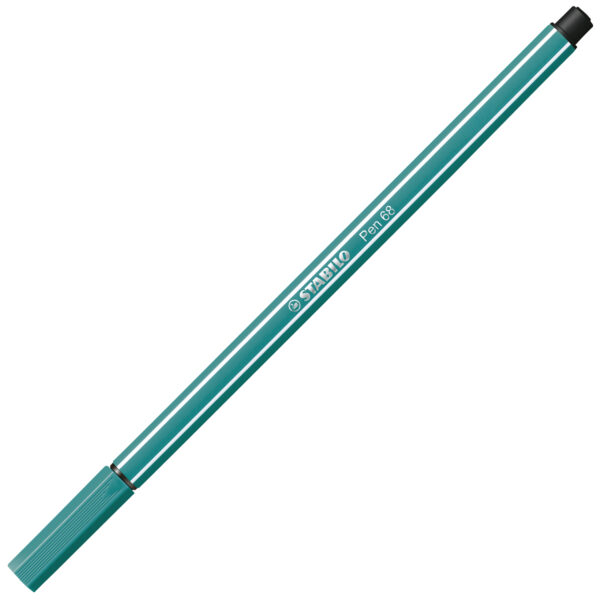 STABILO Pen 68 - bleu vert - Carton de 10 pièces