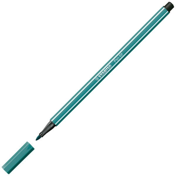 STABILO Pen 68 - bleu vert - Carton de 10 pièces – Image 2