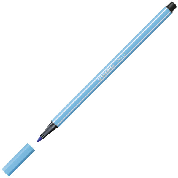 STABILO Pen 68 - bleu - Carton de 10 pièces – Image 2
