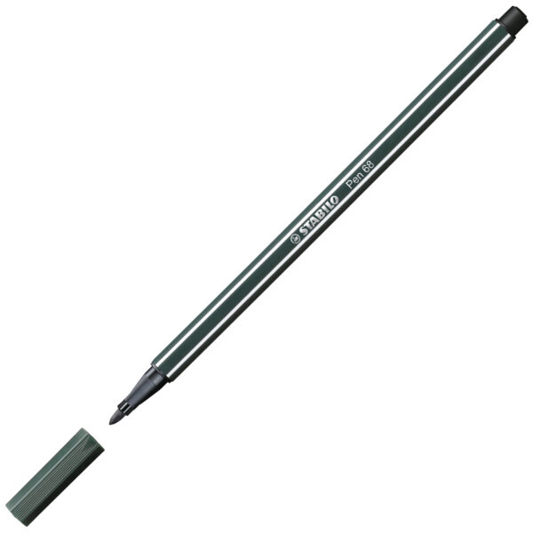 STABILO Pen 68 - vert sapin - Carton de 10 pièces – Image 2