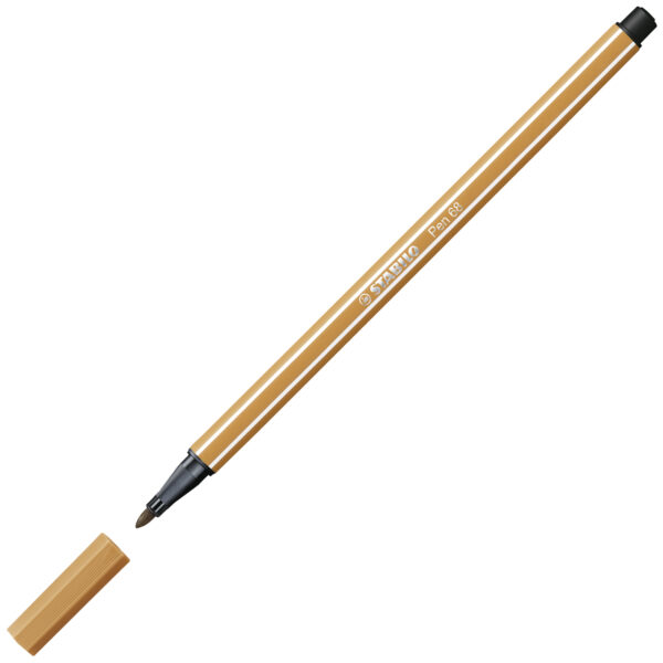 STABILO Pen 68 - marron clair - Carton de 10 pièces – Image 2